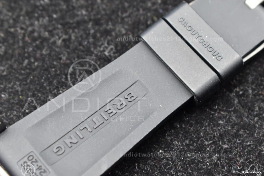 Bezel 1:1 Edition GoAnywhere Rubber on Black A Yellow 44 Dial Best Strap TF Automatic 1175 Superocean Black 0322